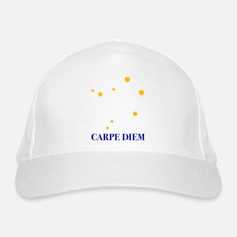 Carpe Diem used the day constellation Libra Libra Ode Organic Baseball Cap