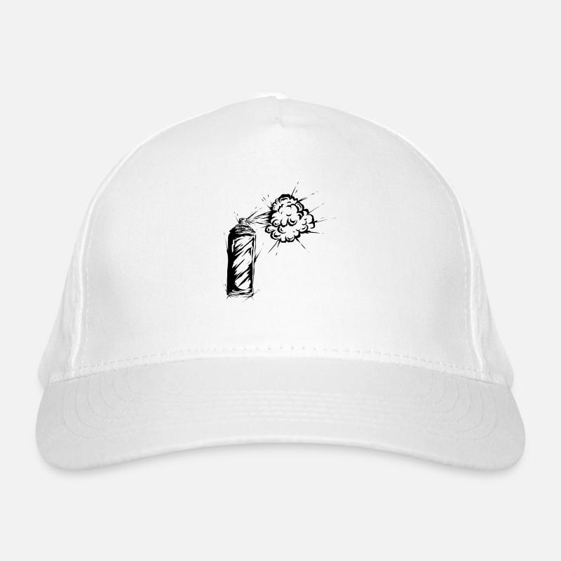 Graffiti spray can Organic Baseball Cap