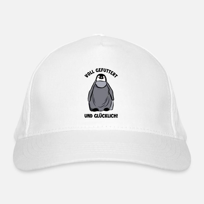 Voll Gefuttert und Glücklich Kaiserpinguin Bio-Baseballkappe