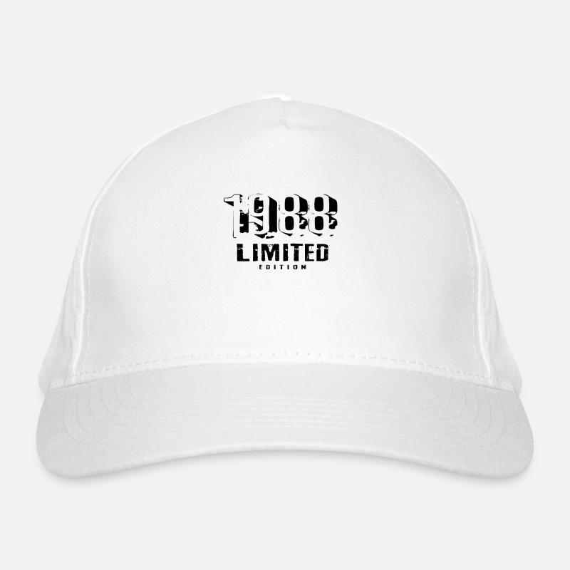 34e anniversaire Édition limitée 1988 34 ans - Casquette classique bio - blanc