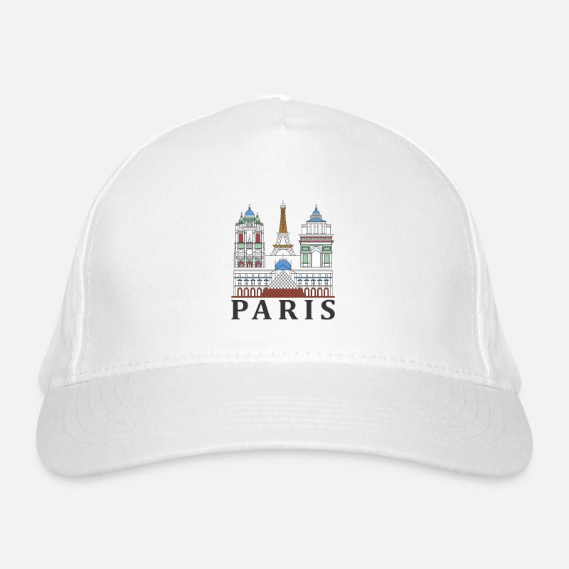 Paris Bio-Baseballkappe