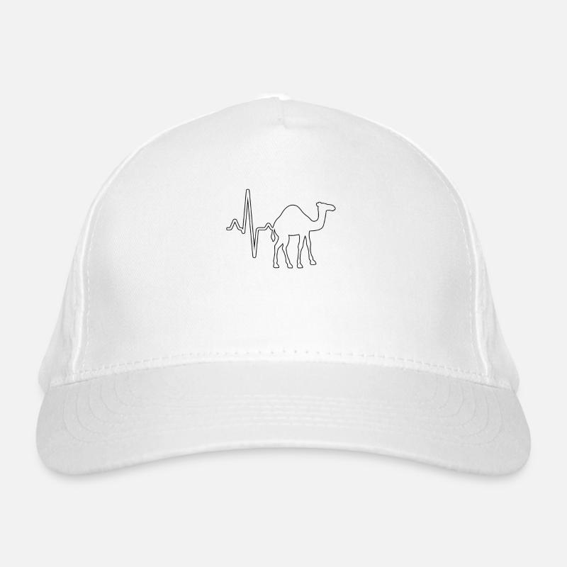 Dromedar Herzschlag Bio-Baseballkappe