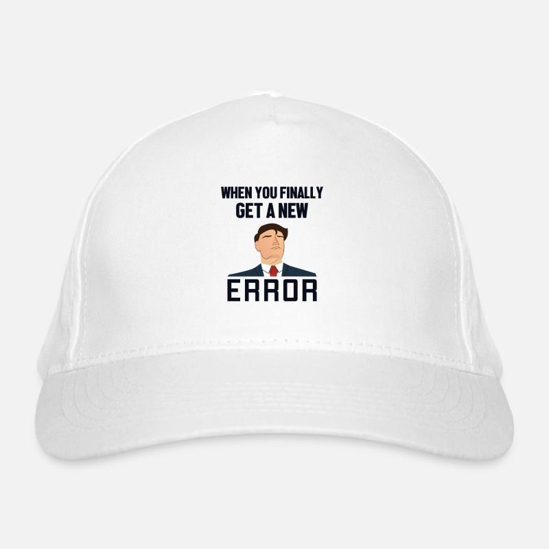 Get a New Error Softwareentwickler Developer Bio-Baseballkappe