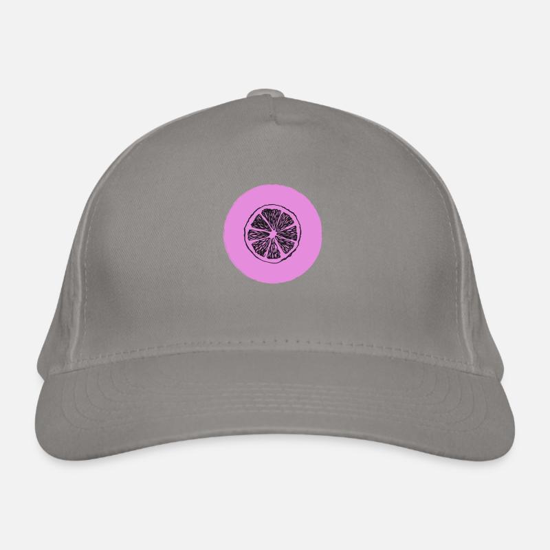 Orange citron Casquette classique bio