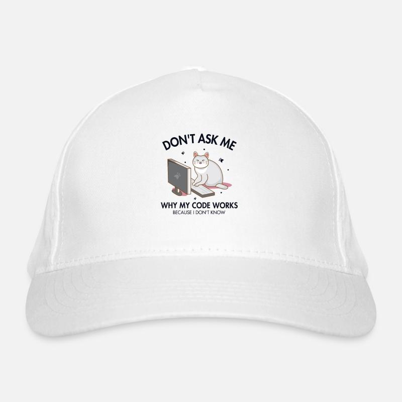 Don't ask me why my Code Works Coder Software Organic Baseball Cap