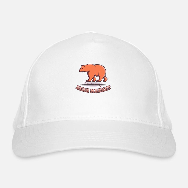 Bear Market Marché des actions Trader Bourse Casquette classique bio