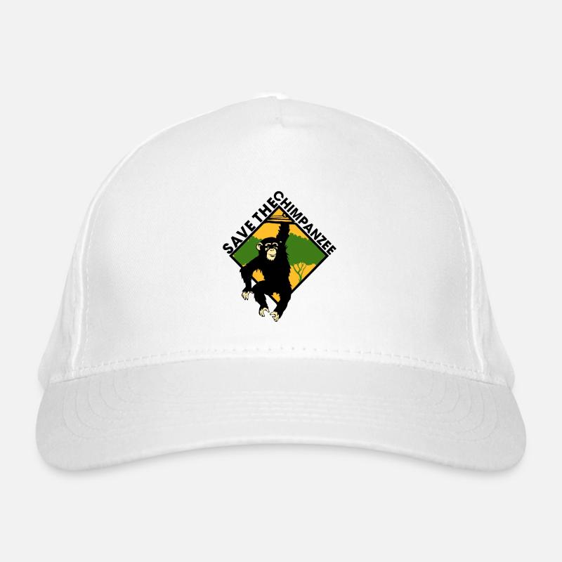 Affe Bio-Baseballkappe