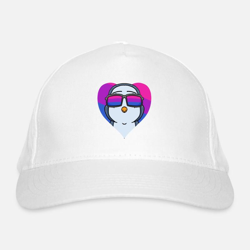 Bisexuell Pinguin Geschenk Bio-Baseballkappe