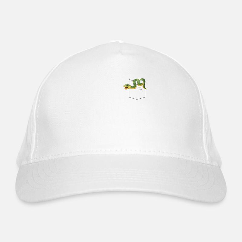 Snake Serpent Pocket Organic Baseball Cap