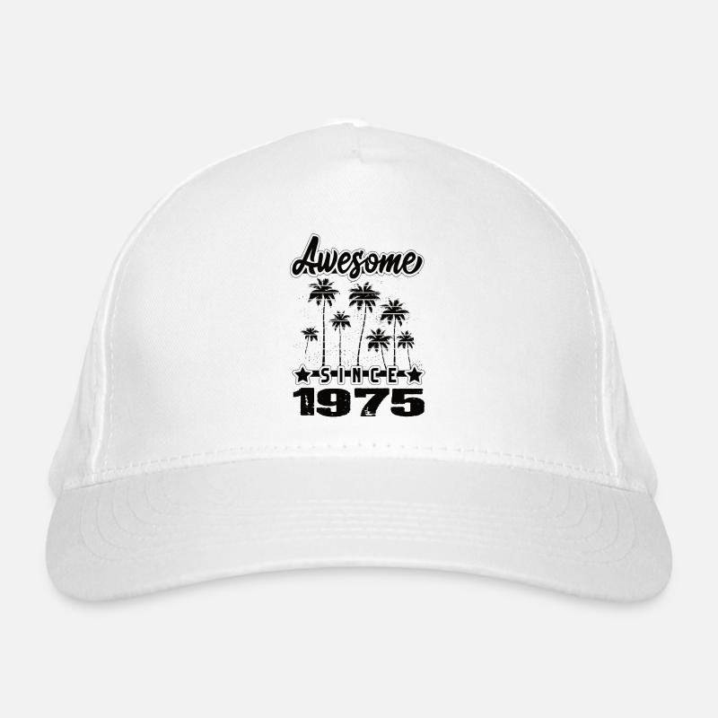 Awesome Since 1975 Organic Baseball Cap
