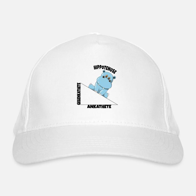 Mathe Hippotenuse Winkelfunktion Hypotenuse Hippo Bio-Baseballkappe