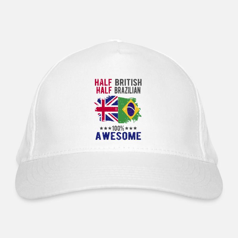 Moitié britannique moitié brésilien Casquette classique bio