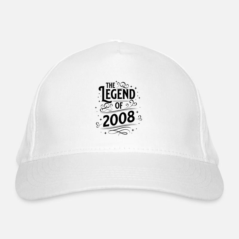 La légende de l’anniversaire 2008 Casquette classique bio