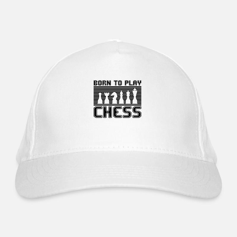 Échecs Casquette classique bio