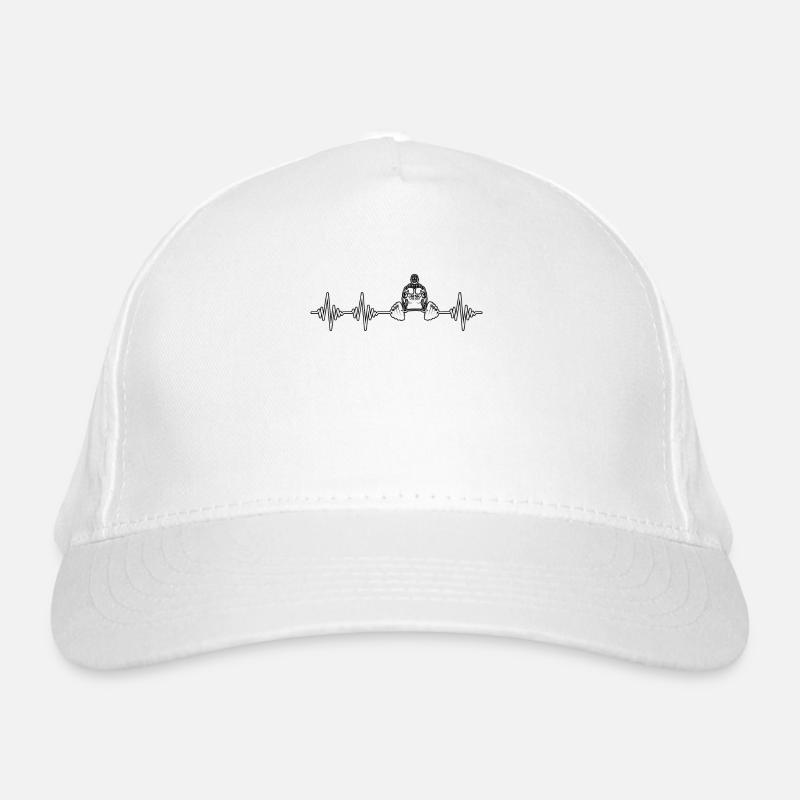 rythme cardiaque de dynamophilie Casquette classique bio