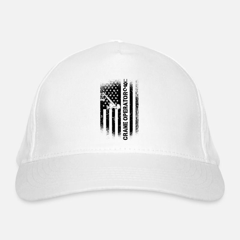 Crane Operator Construction Worker Crane Driver Job Gift Idea Organic Baseball Cap