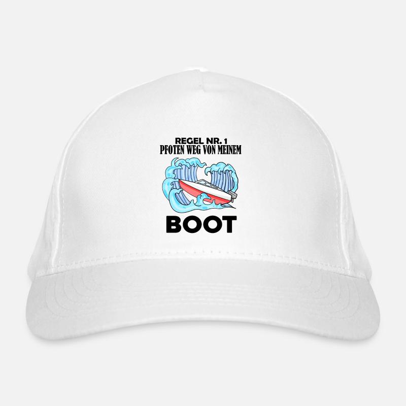 Motorboot Kapitän Boot Boote Seefahrt Geschenk Bio-Baseballkappe