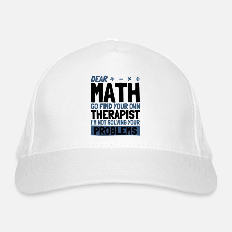 Math Mathematics Science Math Gift Organic Baseball Cap