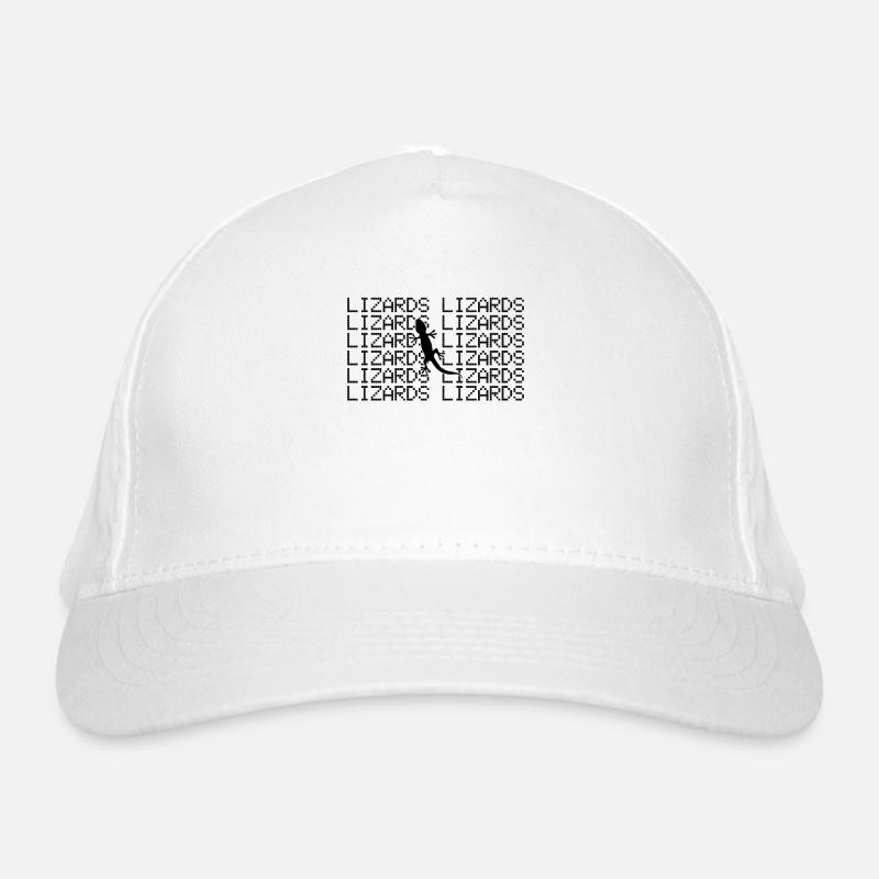 Eidechse Bio-Baseballkappe