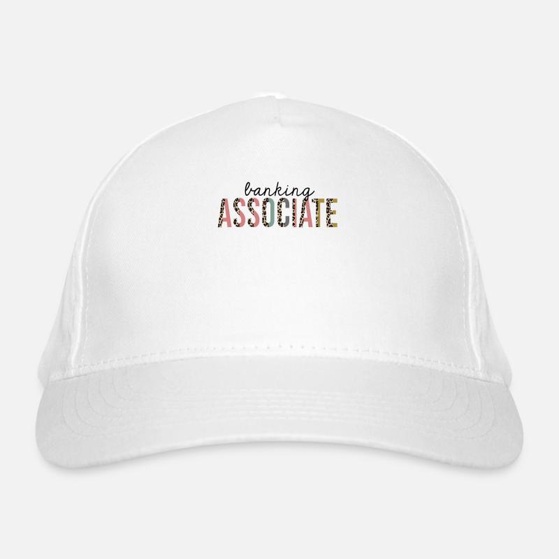 Banking associate Leopard Print Funny Organic Baseball Cap