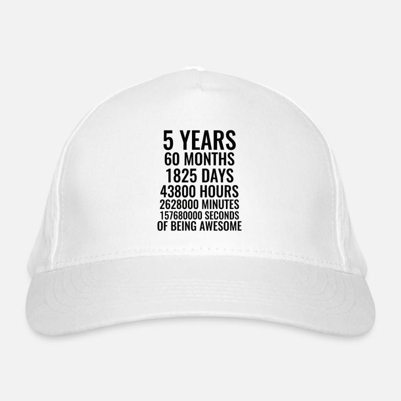 5. Kindergeburtstag 5 Jahre Geschenkidee Junge Bio-Baseballkappe