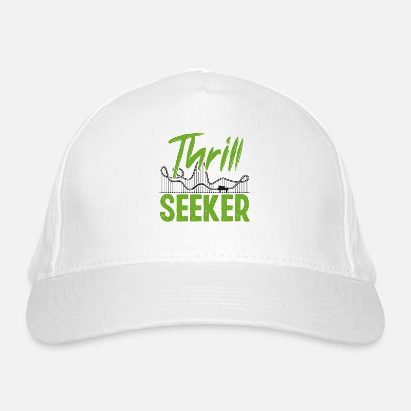 Roller Coaster Thrill Seeker Organic Baseball Cap
