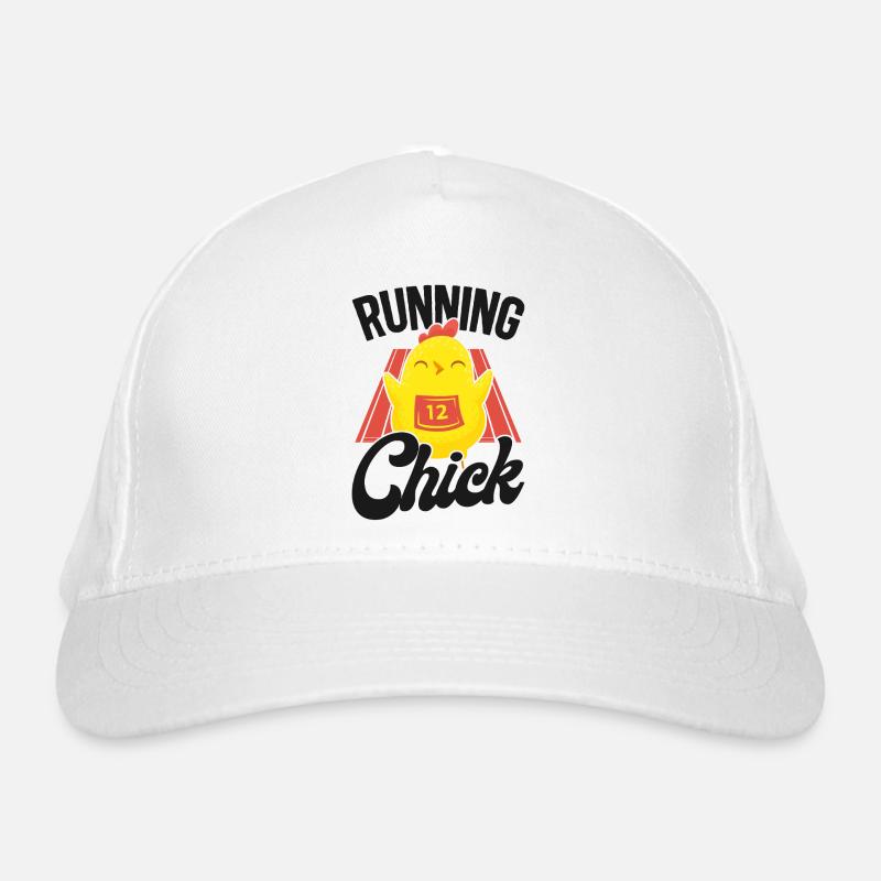 Running Runner Half Marathon Organic Baseball Cap