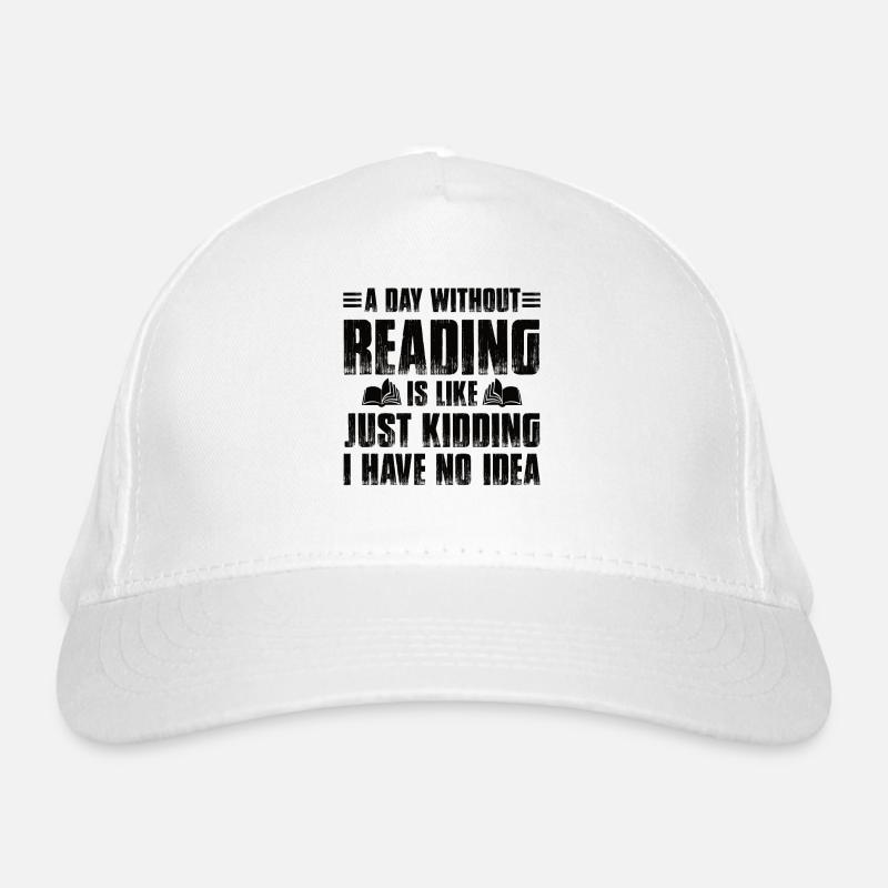 Reading Books Organic Baseball Cap