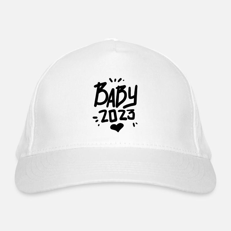 Bébé 2023 - Naissance Enceinte 2023 Casquette classique bio