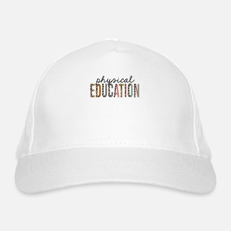 Physical Education Leopard Print Funny Organic Baseball Cap