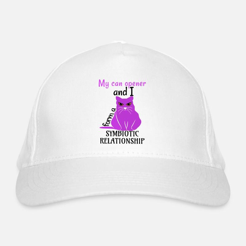 Ouvre-fusil relation symbiotique gros chat Casquette classique bio