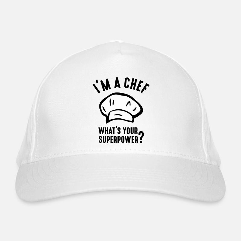 Chef Superpower Organic Baseball Cap