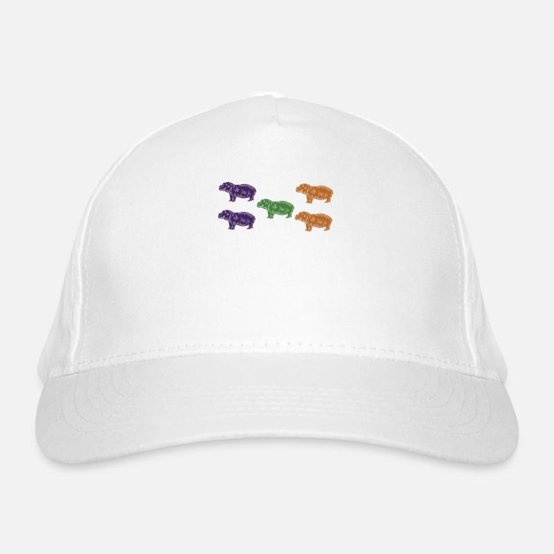 Hippos Organic Baseball Cap