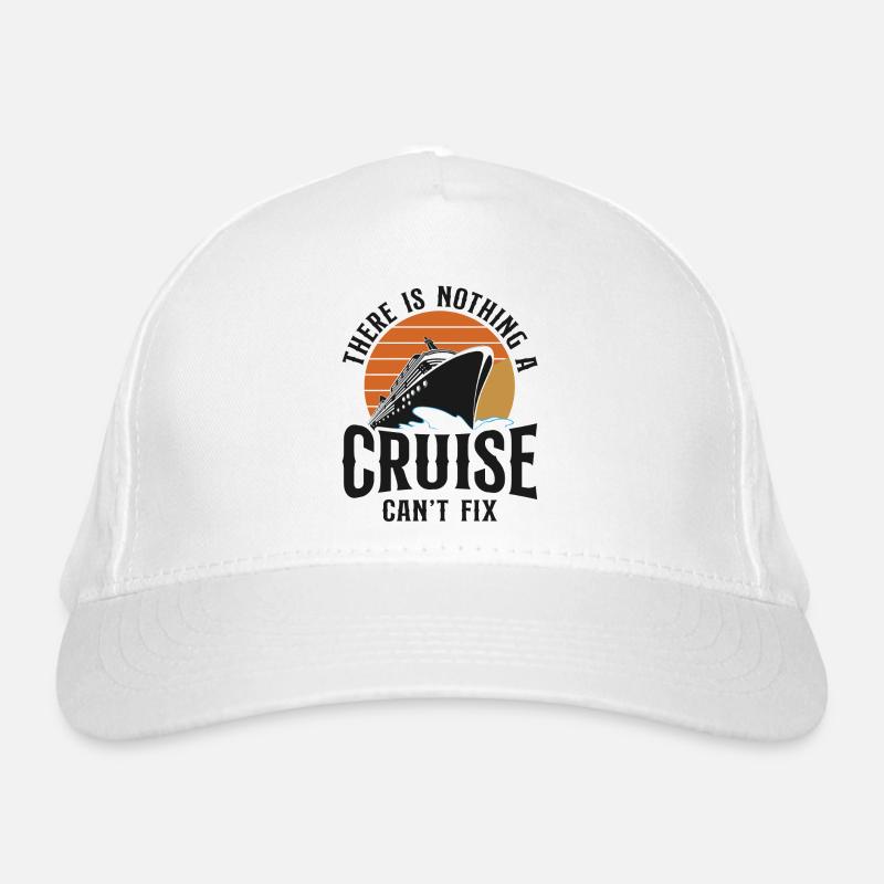 Croisière Vacances Rétro Là-Bas Casquette classique bio