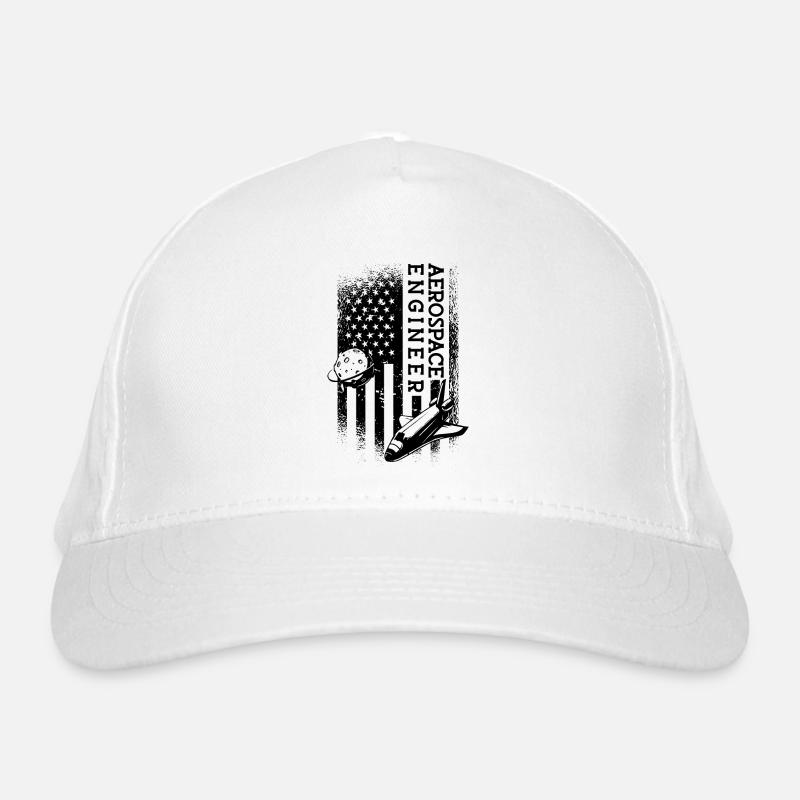 Ingénieur en aérospatiale de fusée spatiale Casquette classique bio