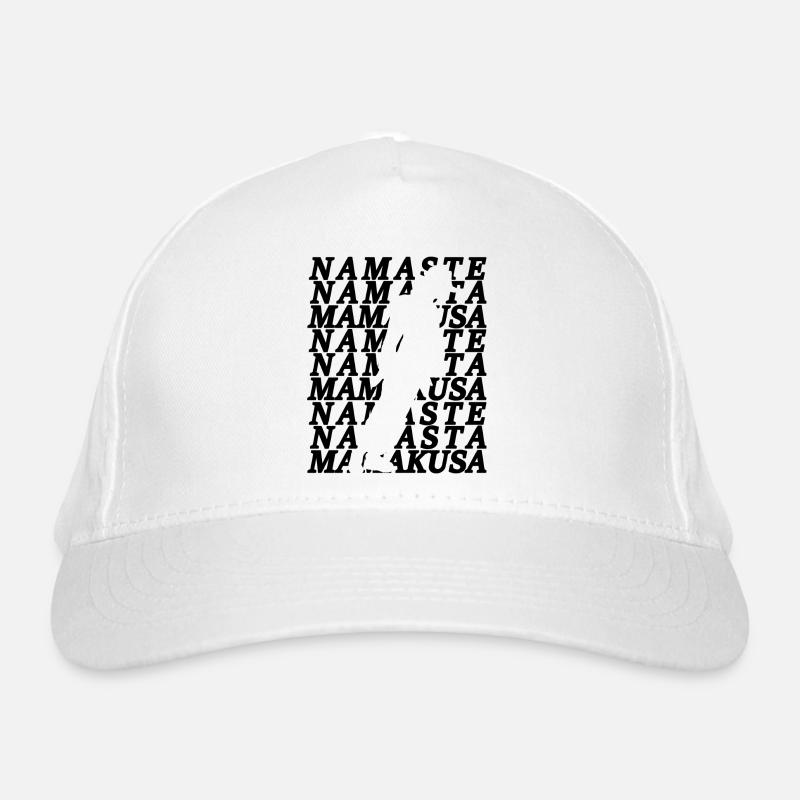 imma say it one more time - Organic Baseball Cap - white