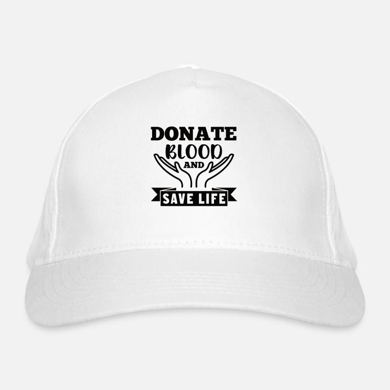 Blutspende Blutspenden Blutspender Bio-Baseballkappe
