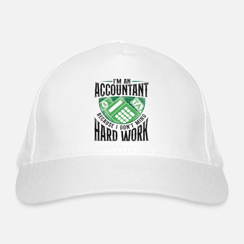 Comptable Teneur de livres Comptabilité Casquette classique bio