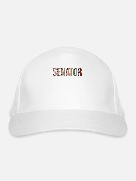 Senator - Organic Baseball Cap - white - Front