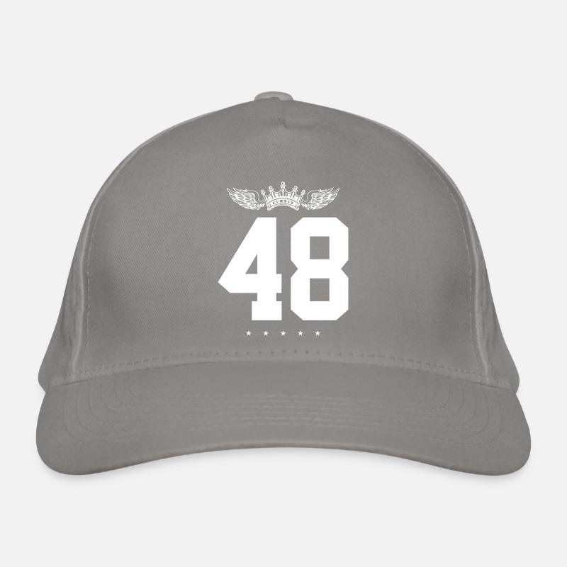 48 Couronne numérique Casquette classique bio