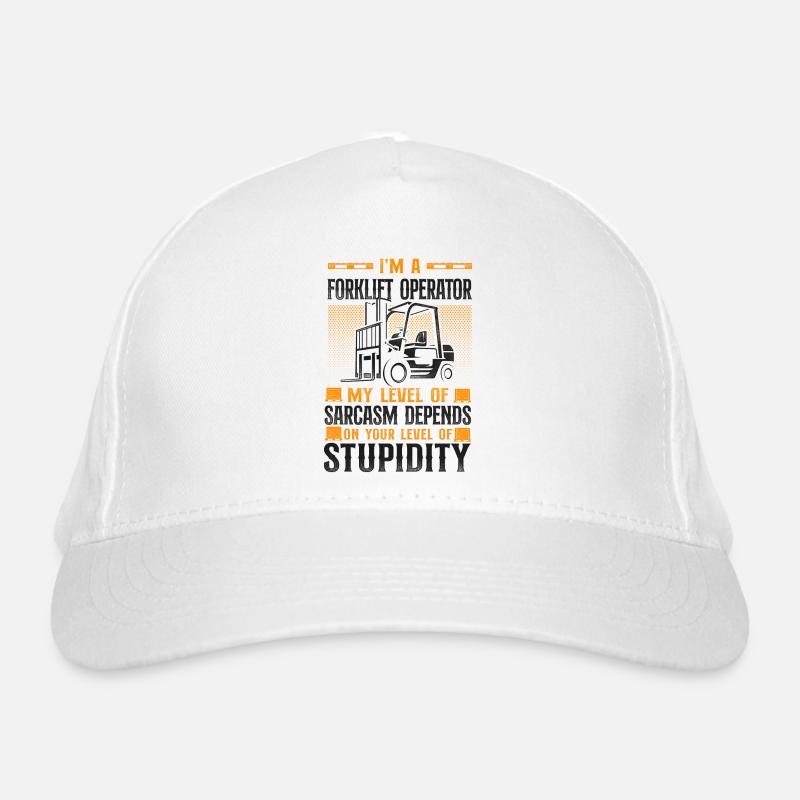 Certified Forklift Truck Operator Bio-Baseballkappe