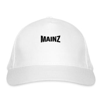 Mainz - Bio-Baseballkappe - Weiß - Vorne