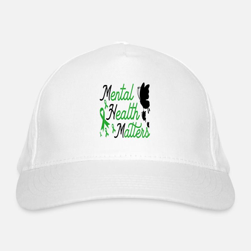 La santé mentale compte Mettre fin à la stigmatisation Santé Casquette classique bio