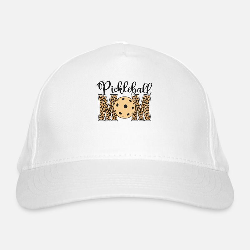Pickleball Maman Mère Léopard Casquette classique bio