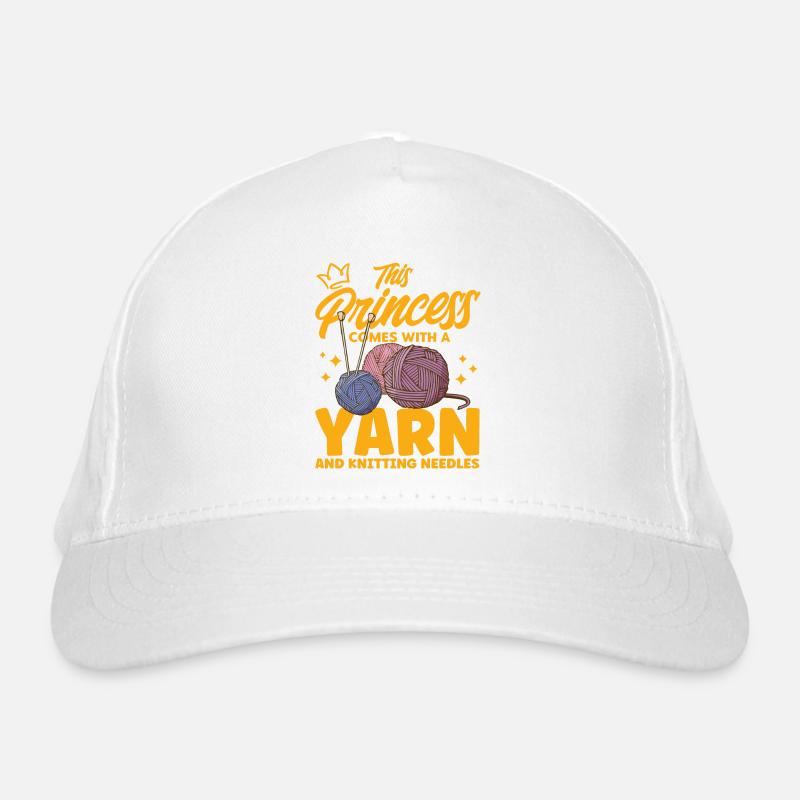 Knitting Fabric Knitting Yarn Knitting Gift Organic Baseball Cap