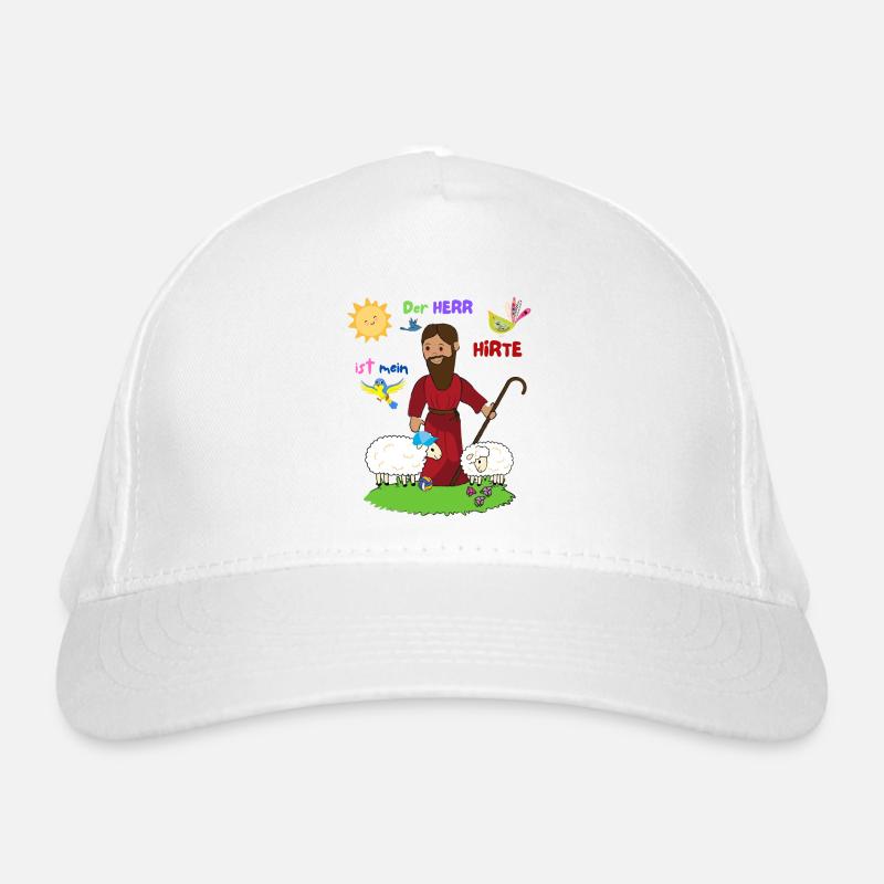 Der gute Hirte Bio-Baseballkappe