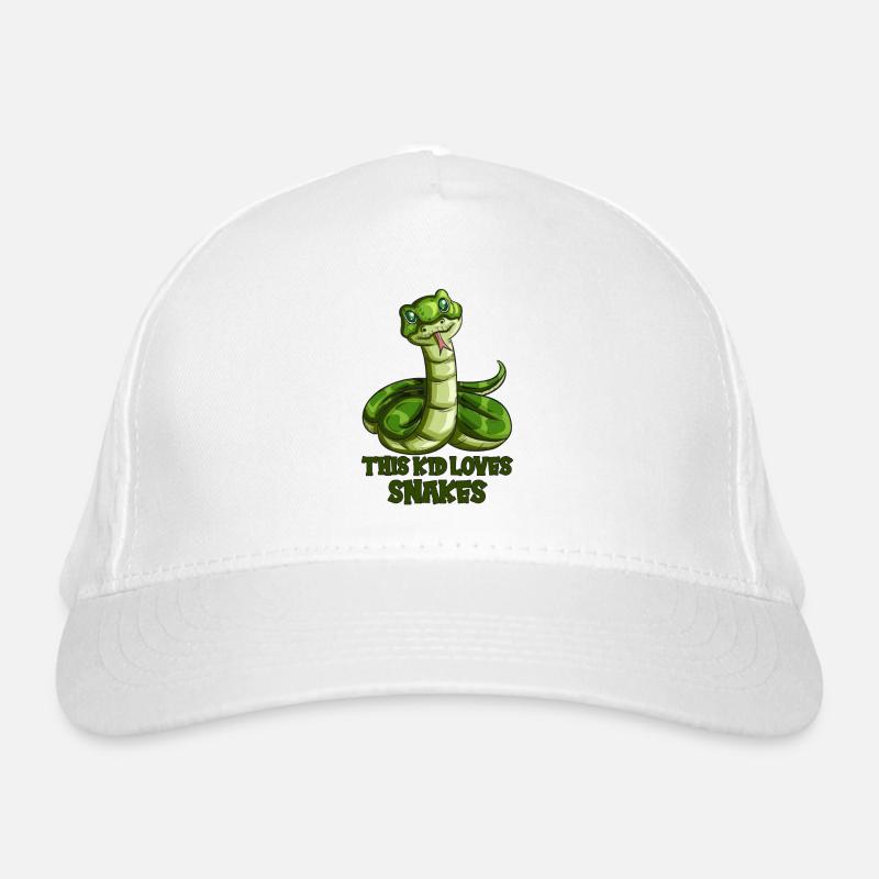 Kind Schlangenoutfit Schlangen Snake Natter Python Bio-Baseballkappe