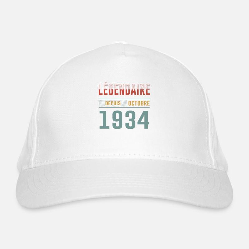Legendary since October 1934 Anniversary Organic Baseball Cap