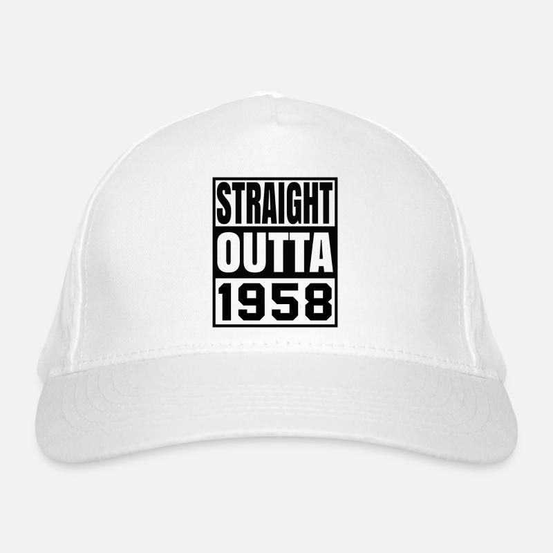 STRAIGHT OUTTA 1958 Casquette classique bio