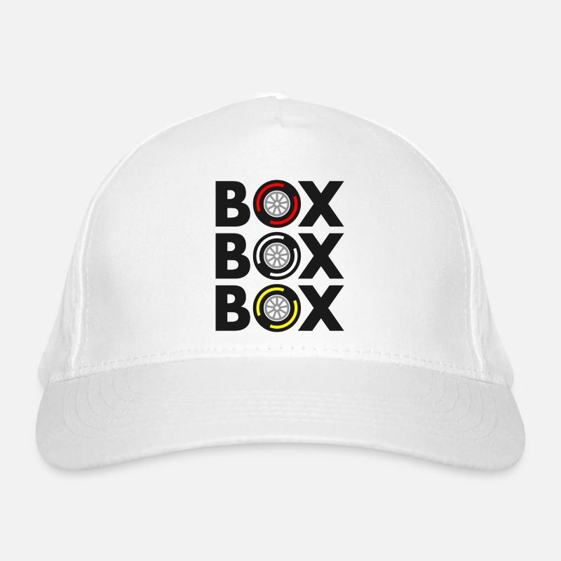 « Box Box Box » Grand Prix Tire Compound Design Casquette classique bio